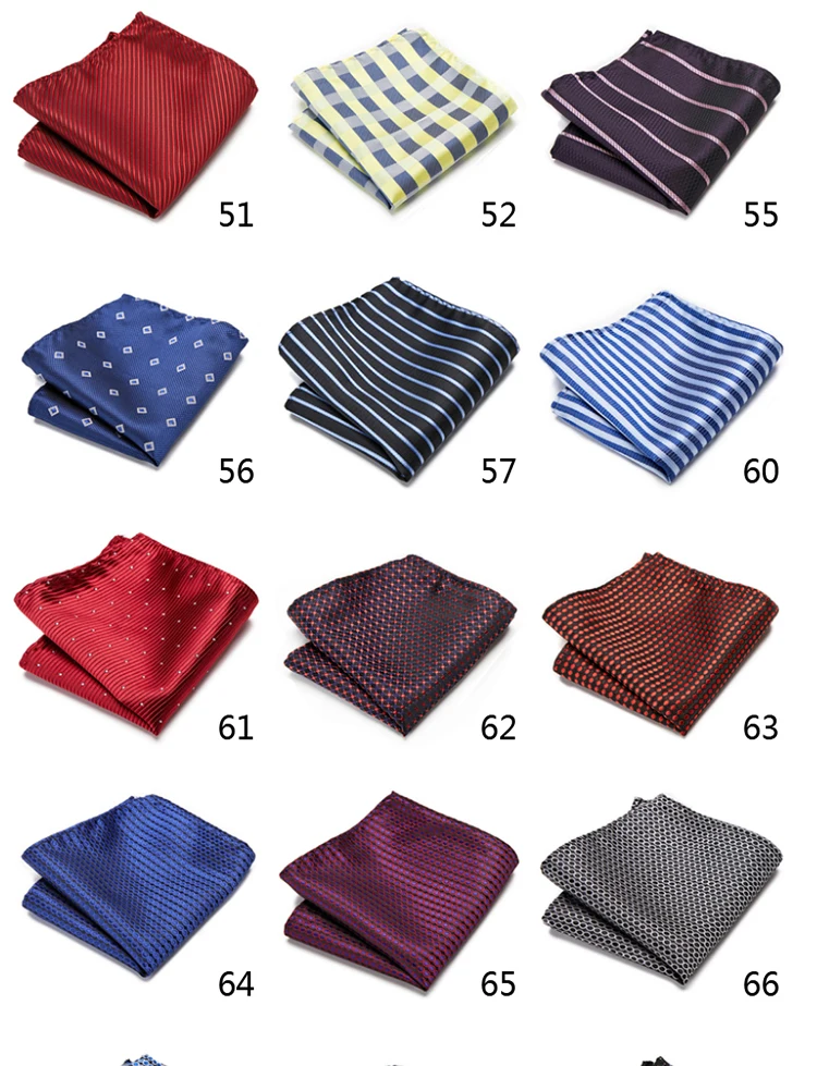 Newest style  Brand Factory Sale Top grade  Pocket Square Paisley Dropshipping Clothing accessories Memorial Day Fit Workplace