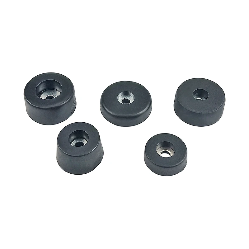 GHXAMP 4PCS 스피커 스탠드 풋 패드 충격 흡수 장치 라우드 스피커 고무 미끄럼 방지 앰프 피트 오디오 액세서리 30*10mm 40*10mm