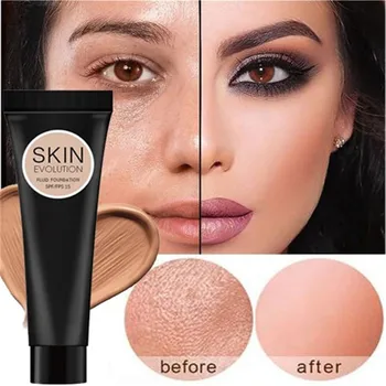 

Base Face Liquid Foundation Cream Full Coverage Matte Concealer Oil-control Easy To Wear Soft Face Makeup Foundation Maquiagem