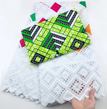 

African swiss voile lace in switzerland swiss dry white lace 100% cotton fabric 2.5+3 yards swiss lace fabric for party dress