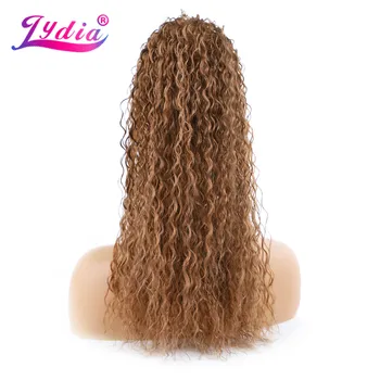 

Lydia Synthetic Drawstring Ponytail Afro Kinky Curly Hairpiece With Two Plastic Combs All Colors Available Light Brown 18 Inch