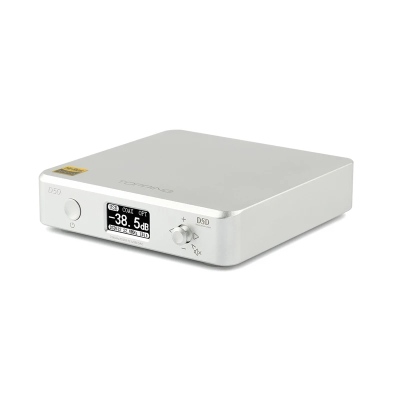 TOPPING D50 ES9038Q2M * 2 чип DSD512 USB DAC XMOS XU208 32 бит/768 кГц декодер|Цифро-аналоговые