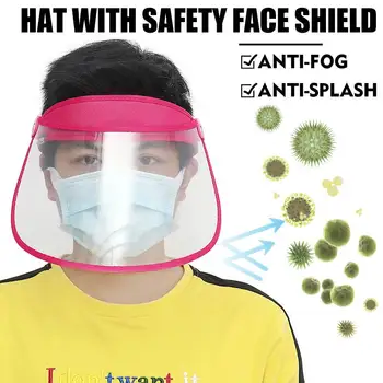

1PCS Transparent Anti Droplet Dust-proof Protect Full Face Covering Mask Safety Protection Visor Shield Stop The Flying Spit