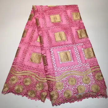 

Nigerian Guipure Lace Cord Lace Embroiderey French African Guipure Cord Lace Fabric High Quality Nigeria Lace Fabric 5yards