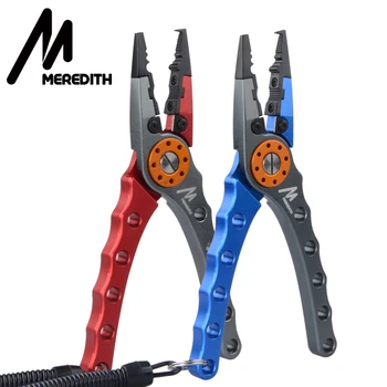 

MEREDITH Aluminium Fishing Pliers Fishing Tools Pliers Multifunctional Stainless Steel Scissors Split Ring Hook Removes Tools