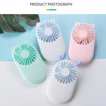 

New Pattern Pocket Fans Usb Charge Mini- Hold Fans Student Outdoors Bring Portable Small Fan DC Mini Air Cooler Ventilador