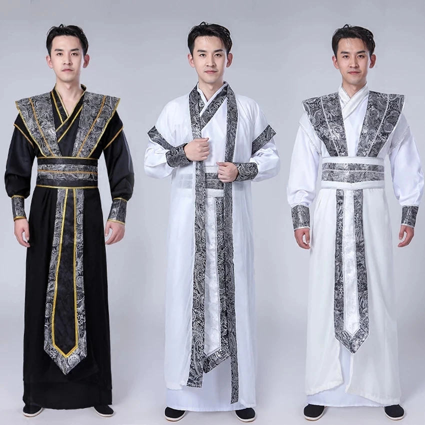 

Tangsuit Dynasty Hanfu Dress for Men Traditional Chinese Asian Clothes Dance Costume Festival Outfits National Ancient Cosplay