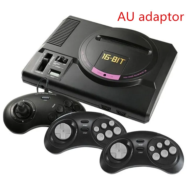 Зеленый GTIPPOR 16BIT HD MEGA DRIVE MD1 ТВ Видео игровая консоль с HDMI AV выход 2,4G беспроводной контроллер - Цвет: Зеленый