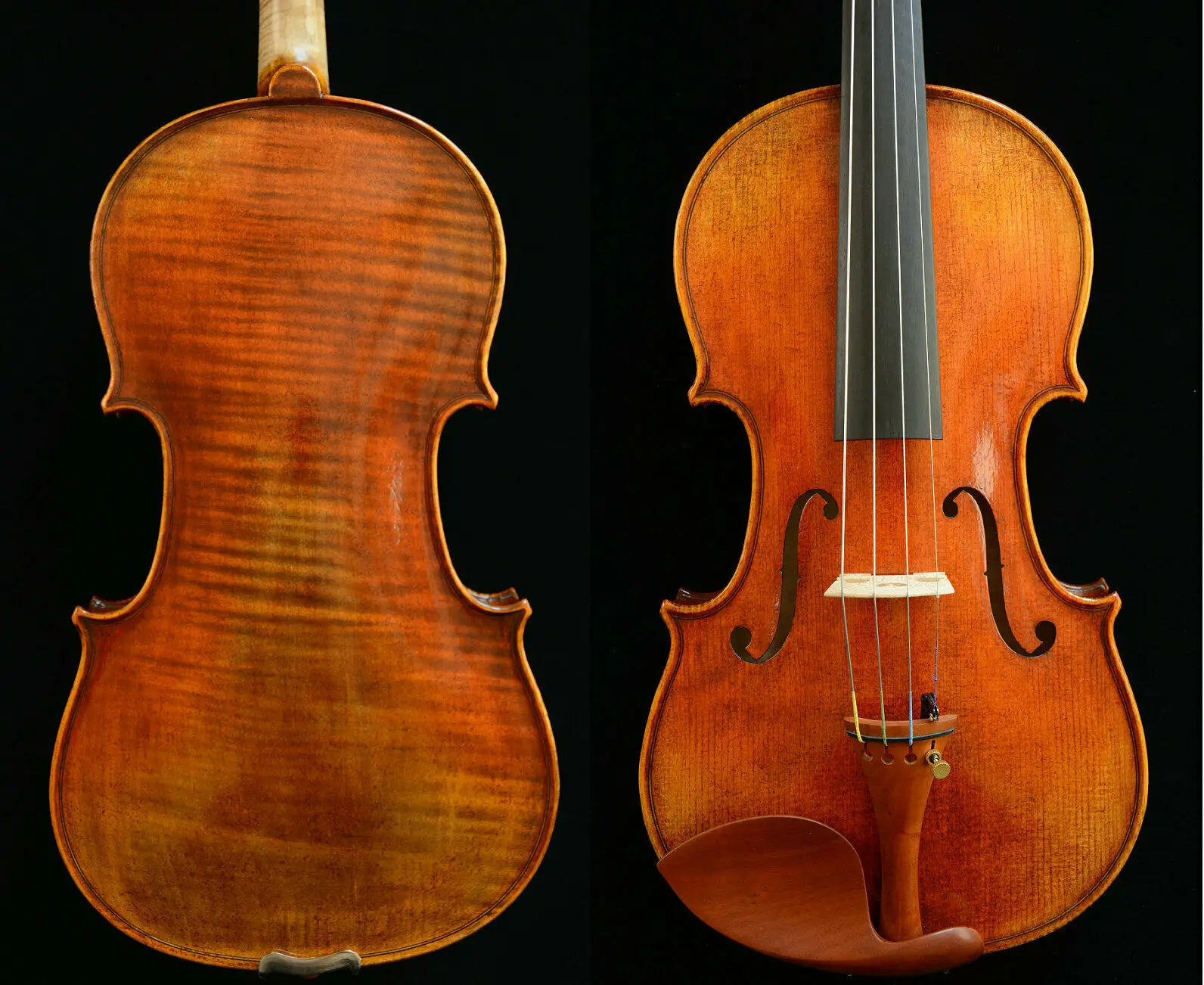 

ACTUAL PHOTO 1-P Back Great Value Violin Stradivari 1716 Messiah Violin Fantastic Sound