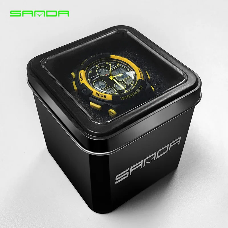 SANDA Watch Original Case for Watch Packaging Box Best Gift Electronic Watches Outdoor Sports Boxes
