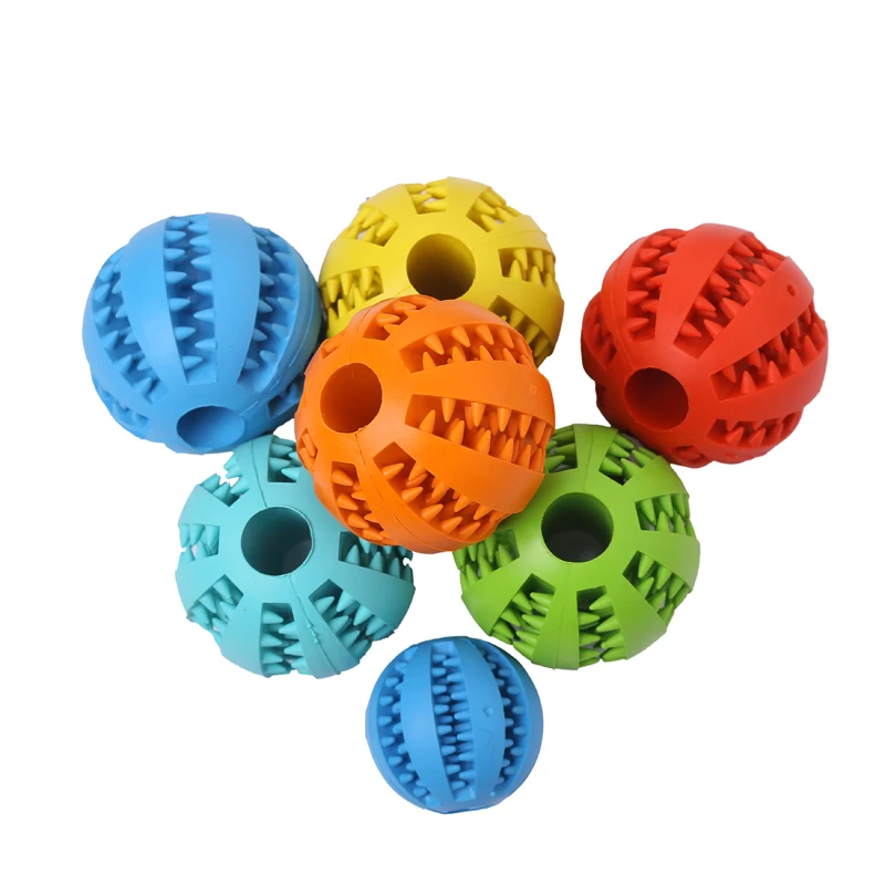 Pet Sof Pet игрушки для собак игрушка забавный интерактивный эластичный шарик жевательная игрушка для собаки зуб чистый шар еды Экстра-жесткий резиновый мяч