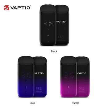 

Original E-cig Vaptio Real TC Touch Pod Kit Powered By 500mAh Inbuilt Battery & 1.5ml Capacity W/ LED Screen & With 3pcs Pods