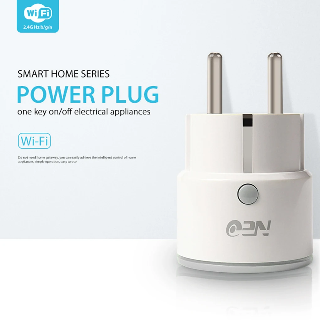 NEO Coolcam WiFi EU Smart Plug WiFi 16A интеллектуальная 2,4 ГГц Беспроводная розетка пульт дистанционного управления розетка