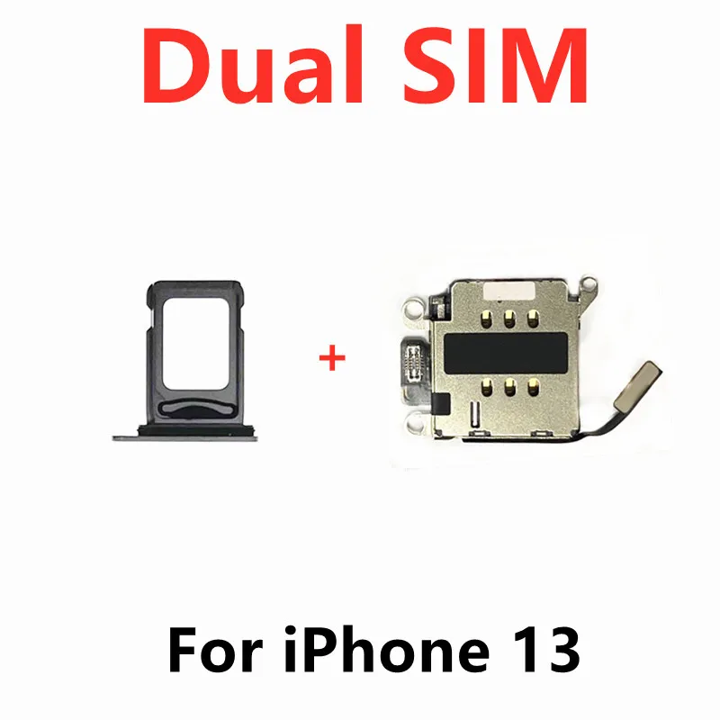 Оригинальный гибкий кабель для считывания двух SIM-карт + лоток SIM-карты держатель