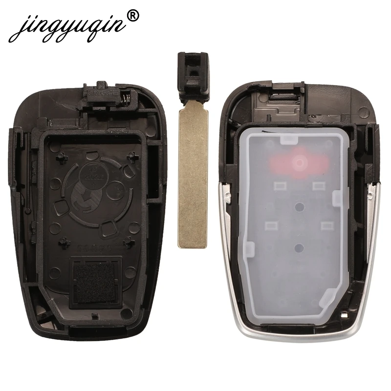 JINGYUQIN 2/3/4BTN CAR KEY CASE COVER SHELL FOR TOYOTA CHR C-HR PRADO PRIUS CAMRY COROLLA RAV4 AVALON 2017 2018 2019 UNCUT BLADE