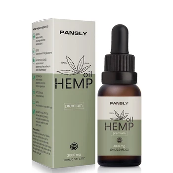 

Plant Hemp Oil Extract Drops for Pain Relief Anti Anxiety Facial Skin Body Care relieve stress for Aromatherapy Diffusers