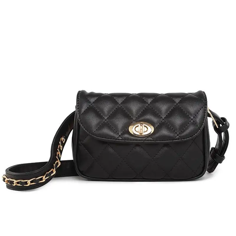 Simple Cat fanny pack women waist packs belt bag female shoulder bags for ladies crossbody bags for women fashion Chest bag - Цвет: black