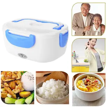 

1.05L Large Capacity Lunch Food Boxes Portable Electric Heating Lunch Box Food Container Food Warmer Dinnerware Cooking Machine