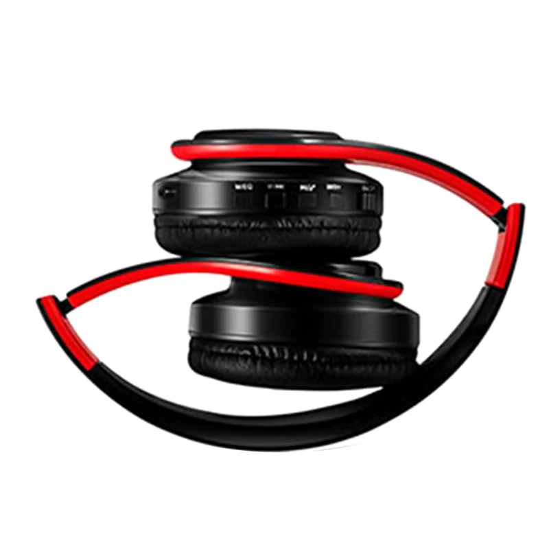HIFI Stereo Earphones Bluetooth Headphone Music Headset FM and Support SD Card with Mic for Mobile Xiaomi Iphone Samsung Tablet