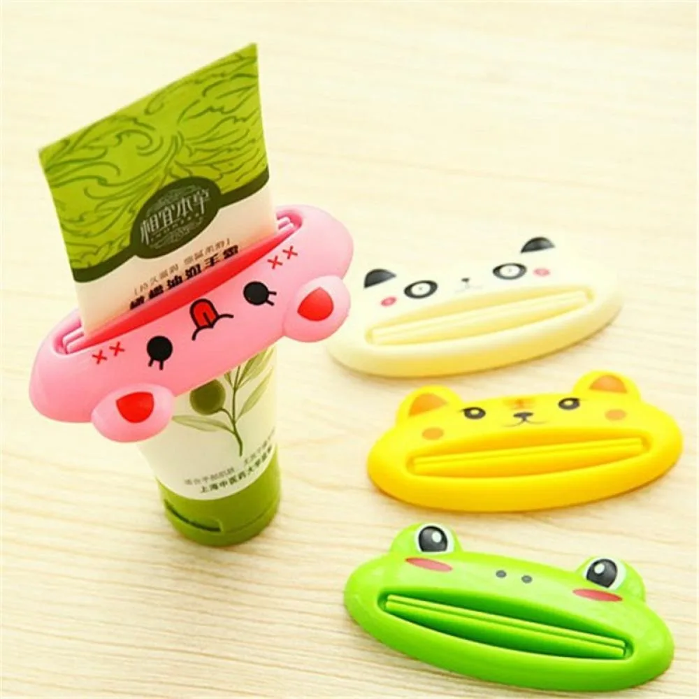new Toothbrush NEW Bathroom Home Tube Rolling Holder Squeezer Easy Cartoon Toothpaste Dispenser