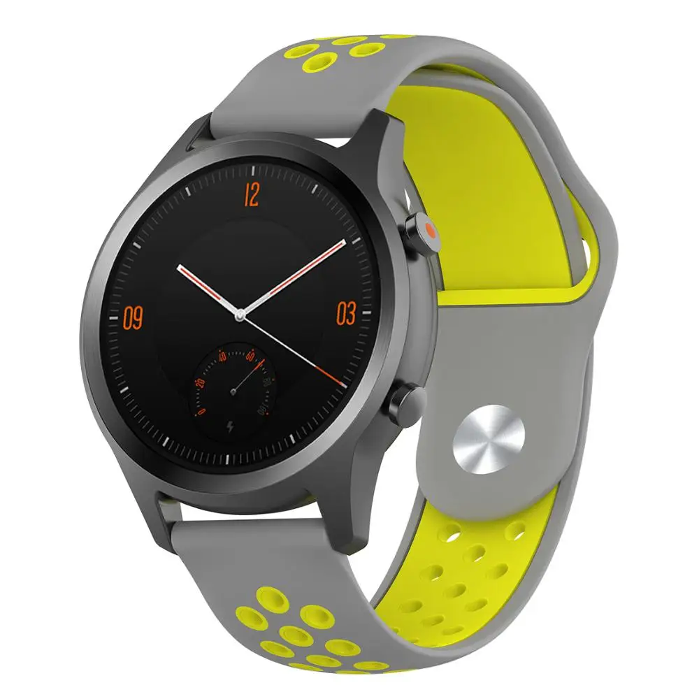 Силиконовый ремешок для смарт-часов POLAR IGNITE, ремешок для часов для POLAR Vantage M, сменный Браслет, Браслеты - Цвет: Gray Yellow