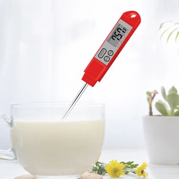 

Handheld Backlight Long Probe Cooking Tool Home Kitchen Instant Read Electronic BBQ Thermometer For Meat Digital Display