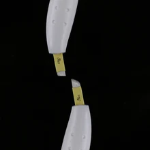 Одноразовые, для микрообработки ручка-держатель игл микроблейдинг бровей ручка стерилизованная 3D вышивка тату ручка с 18U Microshading лезвия