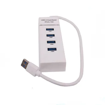 

Aluminum 4 Ports Type-C USB3.1 Hub Adapter High Speed 5Gbps Converter Cable