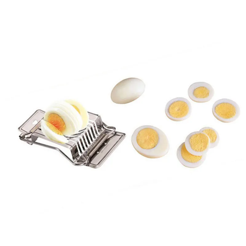100 шт./партия, резак для яиц из нержавеющей стали, Многофункциональный кухонный инвентарь для тонкой нарезки яиц, овощерезка для Салат овощерезка, резак CT0479
