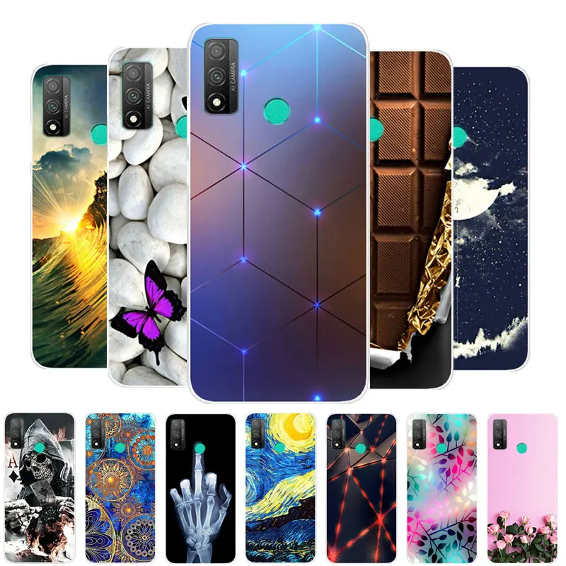 Чехол для Huawei P Smart 2020 Мягкий Силиконовый ТПУ чехол-накладка чехол телефона
