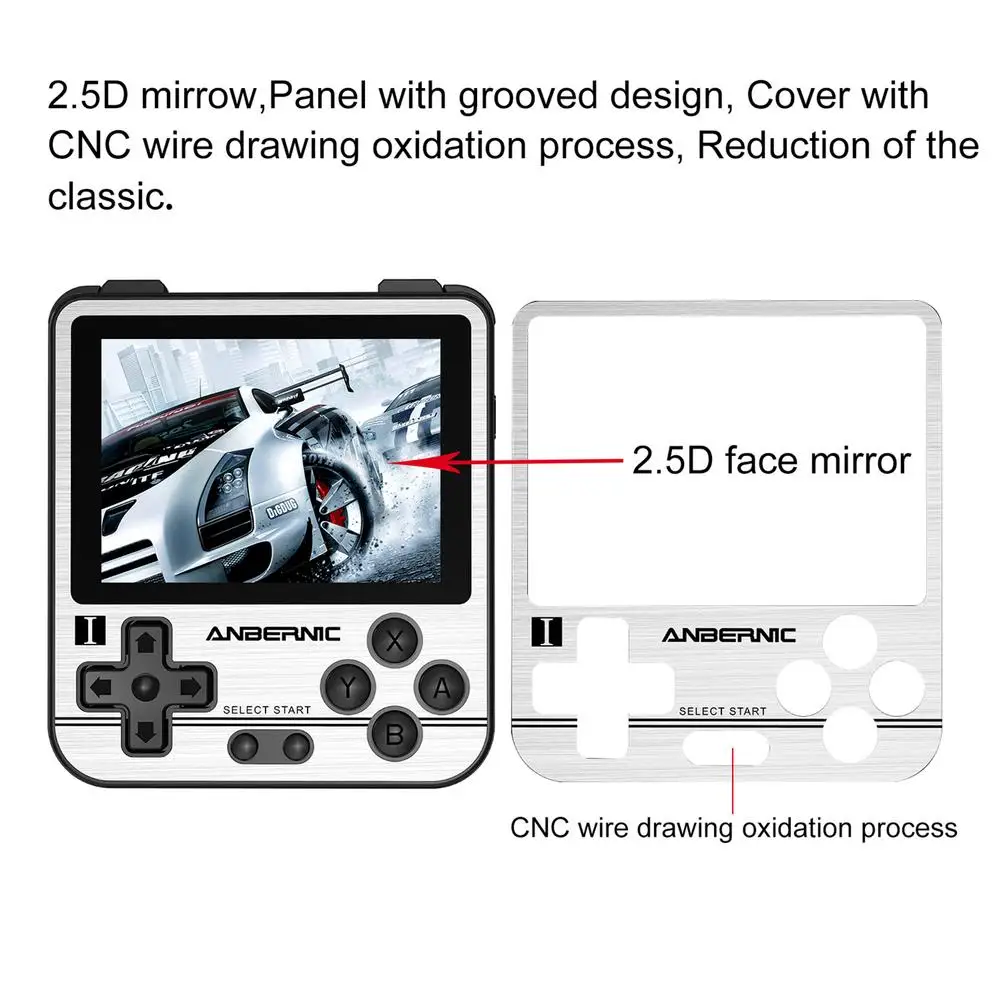 Rg280V Handheld Game Console Special Package 128G Game Card Retro N64 Handheld Game Console Suitable For Nintendo Games