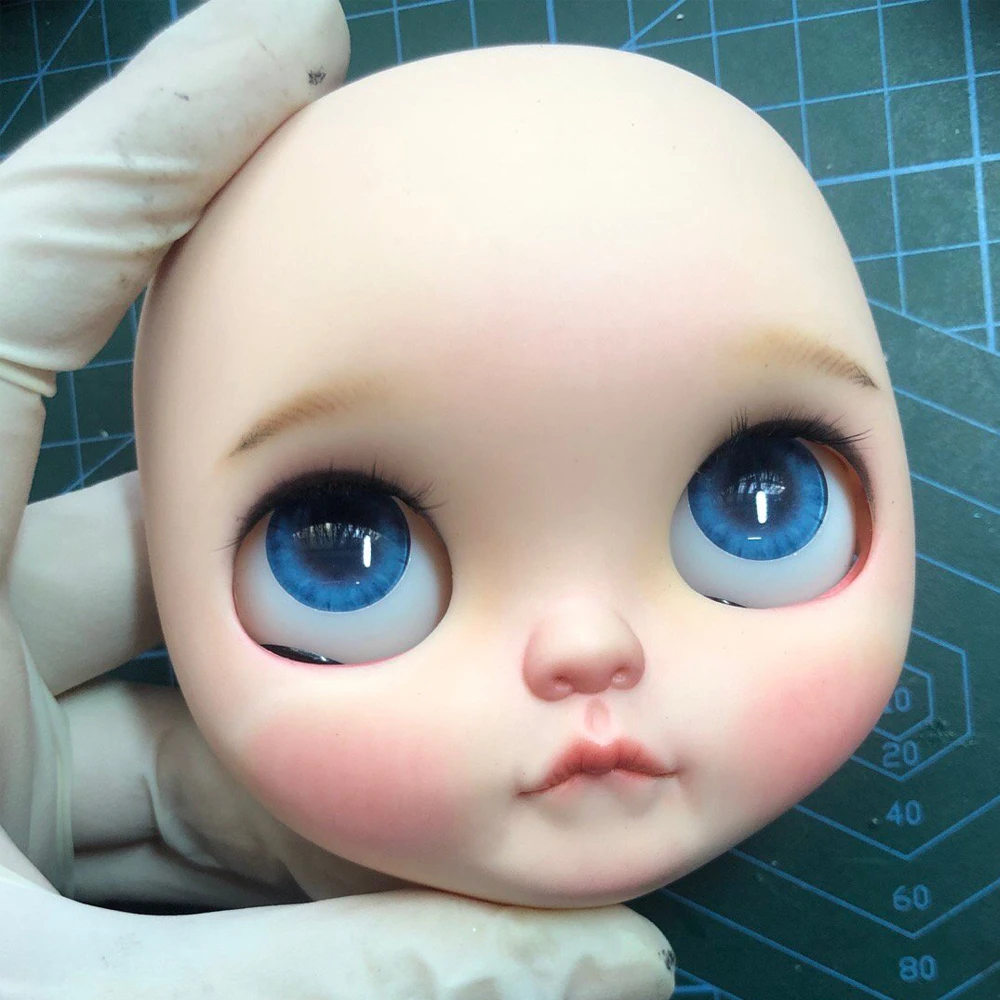 Blyth Doll Face Plate for diy your blyth makeup Including Back customization doll Nude white skin Life style 6.29.16 | Игрушки и хобби
