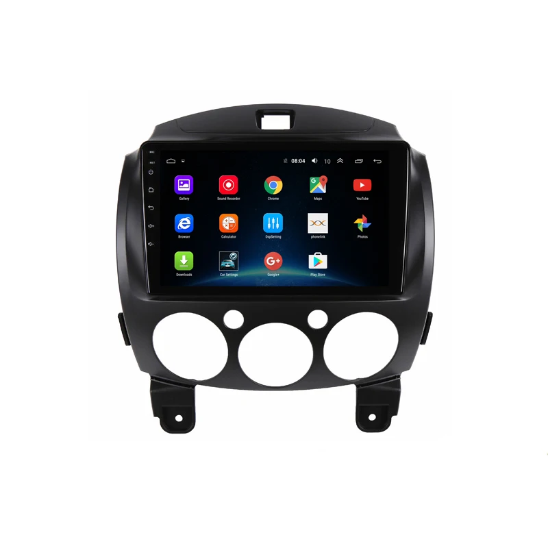 Cheap 9" Android Car DVD Player GPS for Mazda 2 2007 2008 2009 2010 2011 2012 audio car radio stereo navigator with bluetooth wifi 3