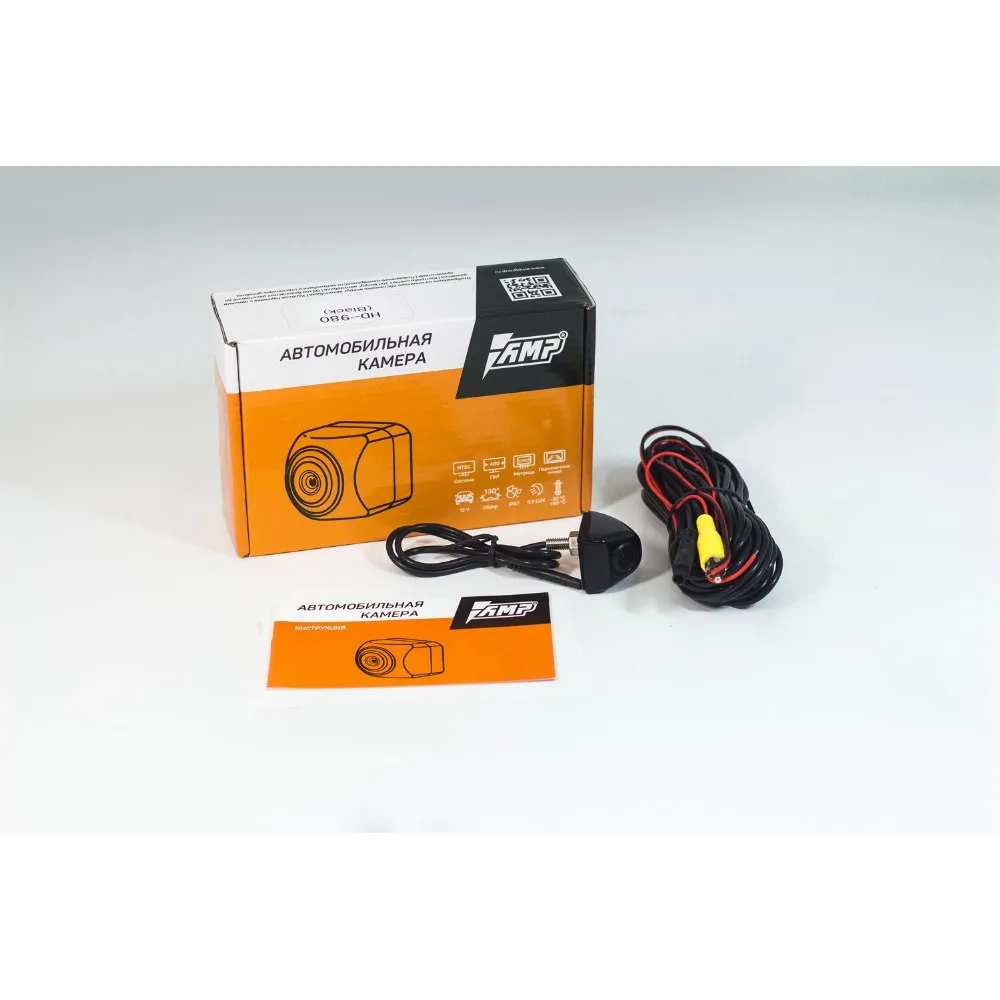 Камера заднего вида универсальная AMP HD-980 PAL/NTSC 12 V