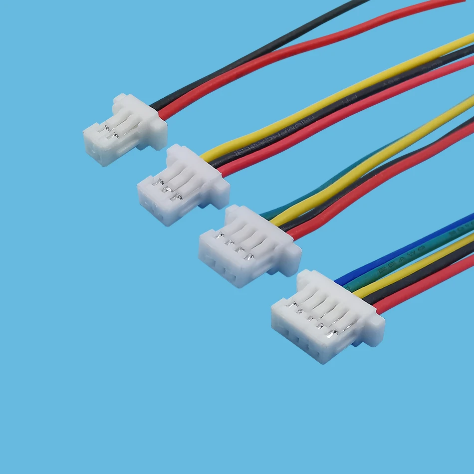 BOJOUL For 20 Sets JST 1.25mm 5 Pin Male Connector And 28AWG