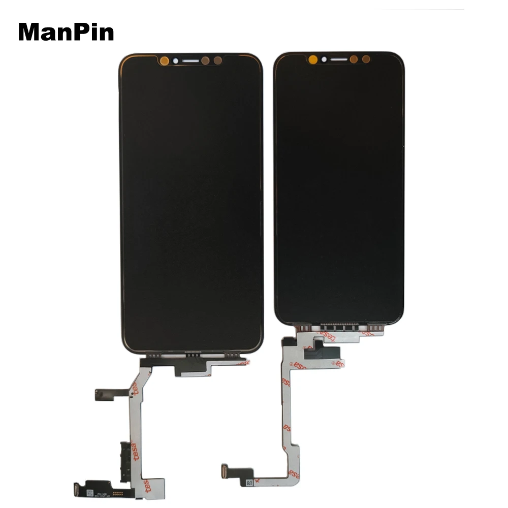 5pcs No Soldering Long Flex Cable Lcd Touch Screen Glass For Iphone Xs