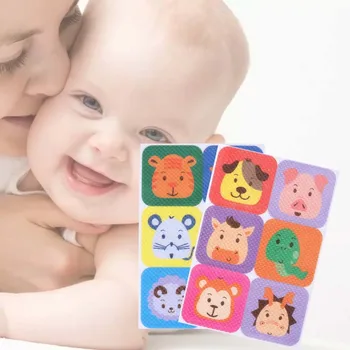 

36pcs Mosquito Patch Anti-Mosquito Square Cartoon Repellent Patch Stickers for Infant Children Toddler Kids