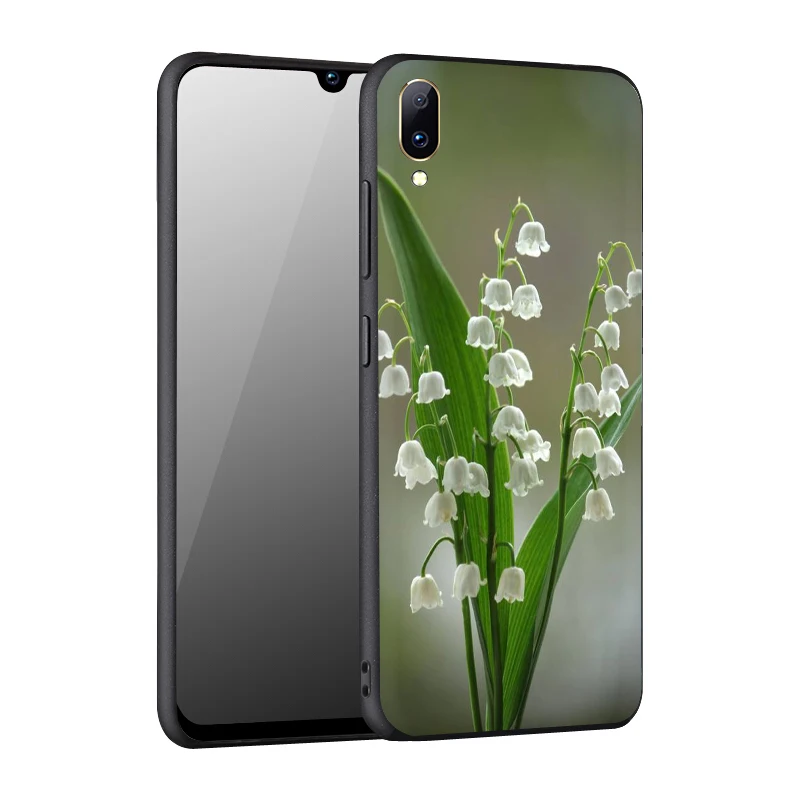 EWAU ландыша цветок силиконовый чехол для телефона VIVO Y11 Y53 Y55s Y81s V5 V7 V9 V11 V15 pro Y17 Y69 Y71
