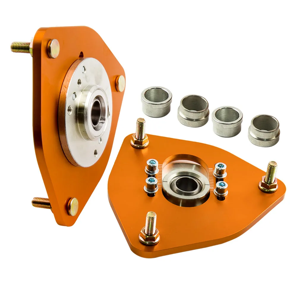 2 шт. топ комплект крепления для Coilover 02 07 Gold Subaru Impreza WRX передний Camber PlatesCoilover
