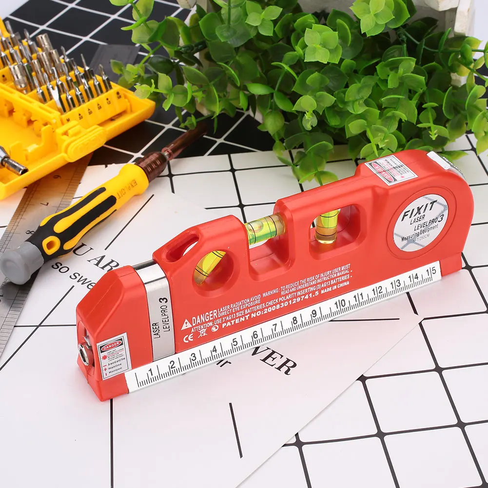 Инструменты горизонтальный лазерный горизонтальный с размером уровень вертикальная линия измерения уровня