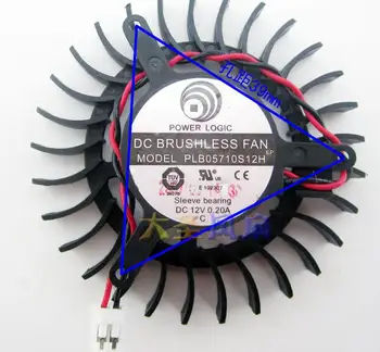 

PLB05710S12H 12V 0.20A diameter 65MM hole spacing 42MM 2-wire graphics fan