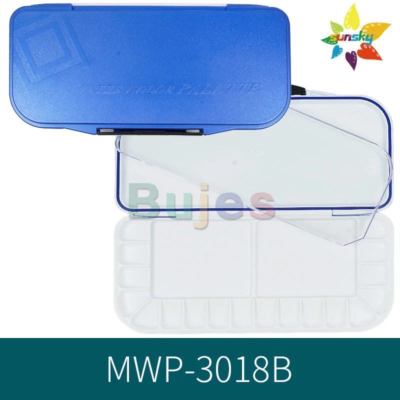 MIJELLO Watercolor palette,bulletproof glass,both the upper and lower covers can be used as palette,Various specifications