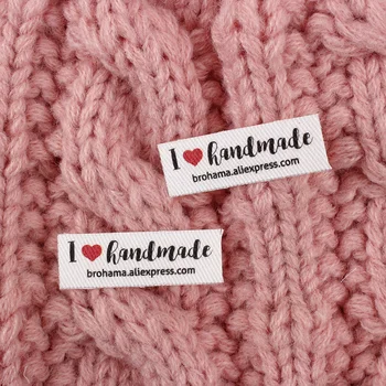 

128pcs Clothing Labels, Iron On Labels, Cotton printed, Logo or Text, Custom Tags, name children, Handmade Labels (TB4338)