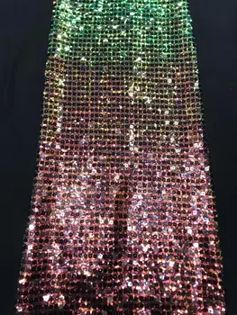

2020 new fashion show 3 d flowers glued glitter sequin embroidery tulle mesh lace for stage show/evening dress/party