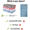 Reusable Pet Urine Pad Washable Dog Cat Diaper Mat 3 Layer Absorbent Dogs Diapers Pads Bone Paw Print For Sofa Bed Floor 3