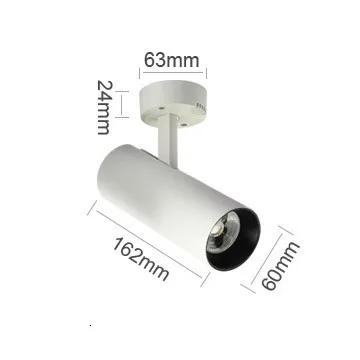 10PCS Surface Mounted Dimmable LED DownLight COB 5W 10W 15W 20W 30W LED Down Lights AC85-265V Shop Background Wall Spot light