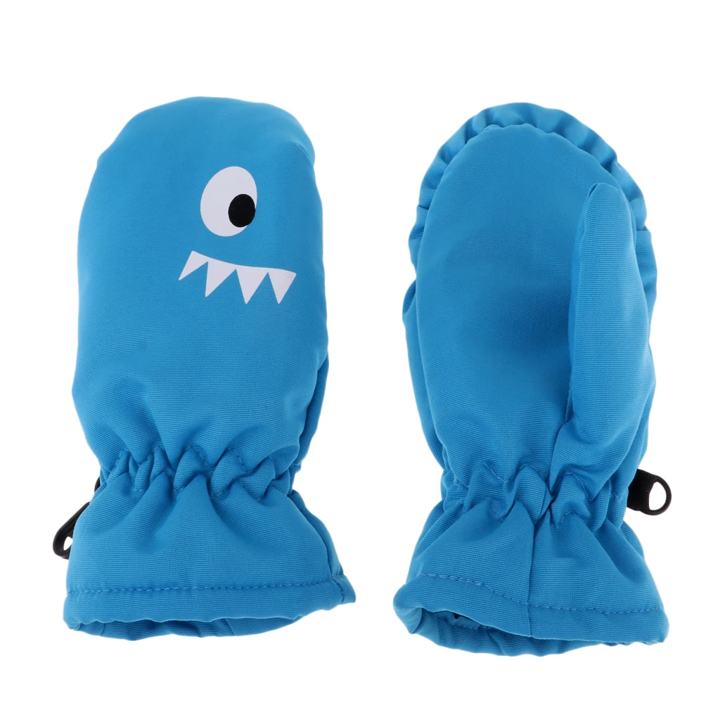Kids Children Windproof Waterproof Warm Gloves Outdoor Sports Fingers Mittens For Cycling/Biking/Snowing/Skiing/Snowboarding
