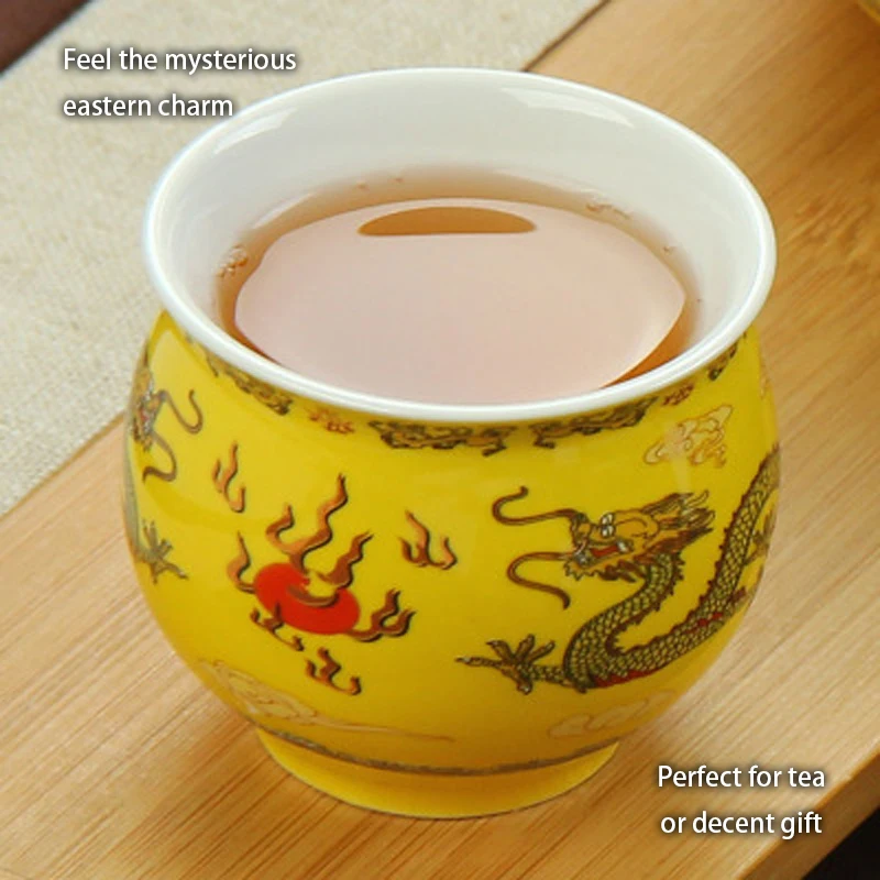 Chinese Ceramic Tea Set Kung Fu Porcelain Tea Cup Pot Set