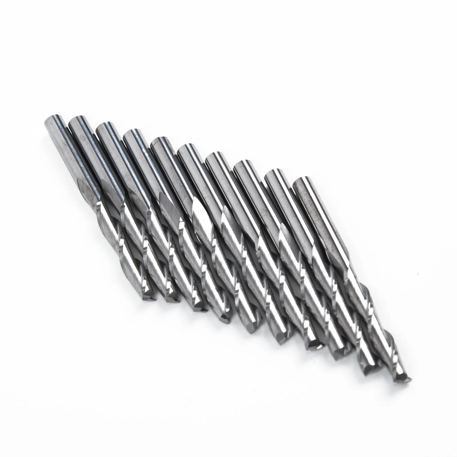 

New Hard Carbide Drill Bit 3.175mm 1/8 2-Flute Straight Shank K10 Cutting Tool