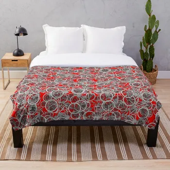 

I Want to Ride My Bicycle Blanket Wool Flannel Plush Blanket Bedspread For office Sherpa Blanket Couch Quilt Cover Travel